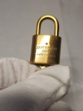 Louis Vuitton Gold-tone Padlock with Key